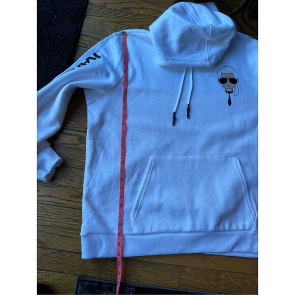 Karl Lagerfeld Logo Pullover Hoodie XXL NWT - Picture 3 of 13